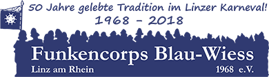 Funkencorps Blau-Wiess Logo